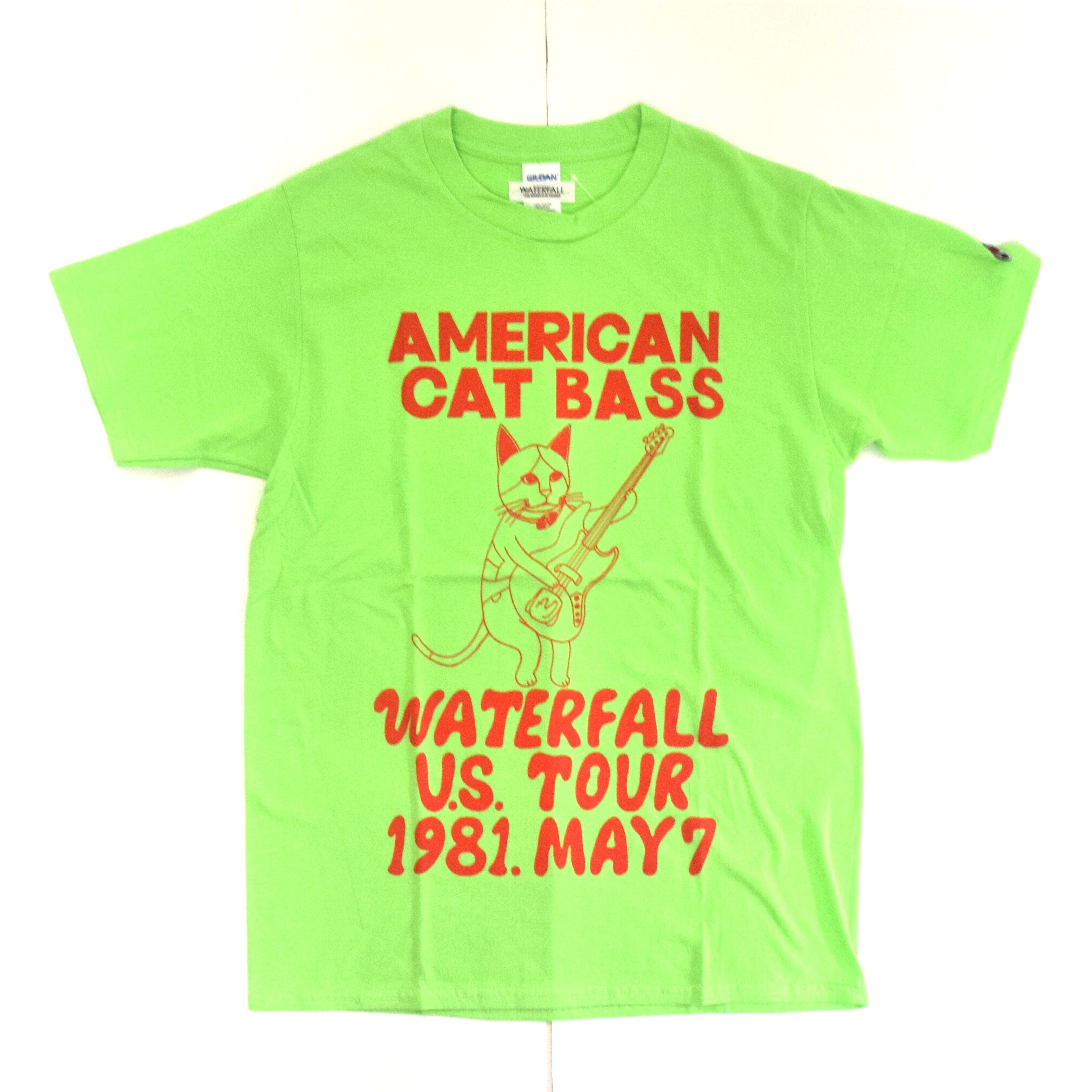 shop by waterfall