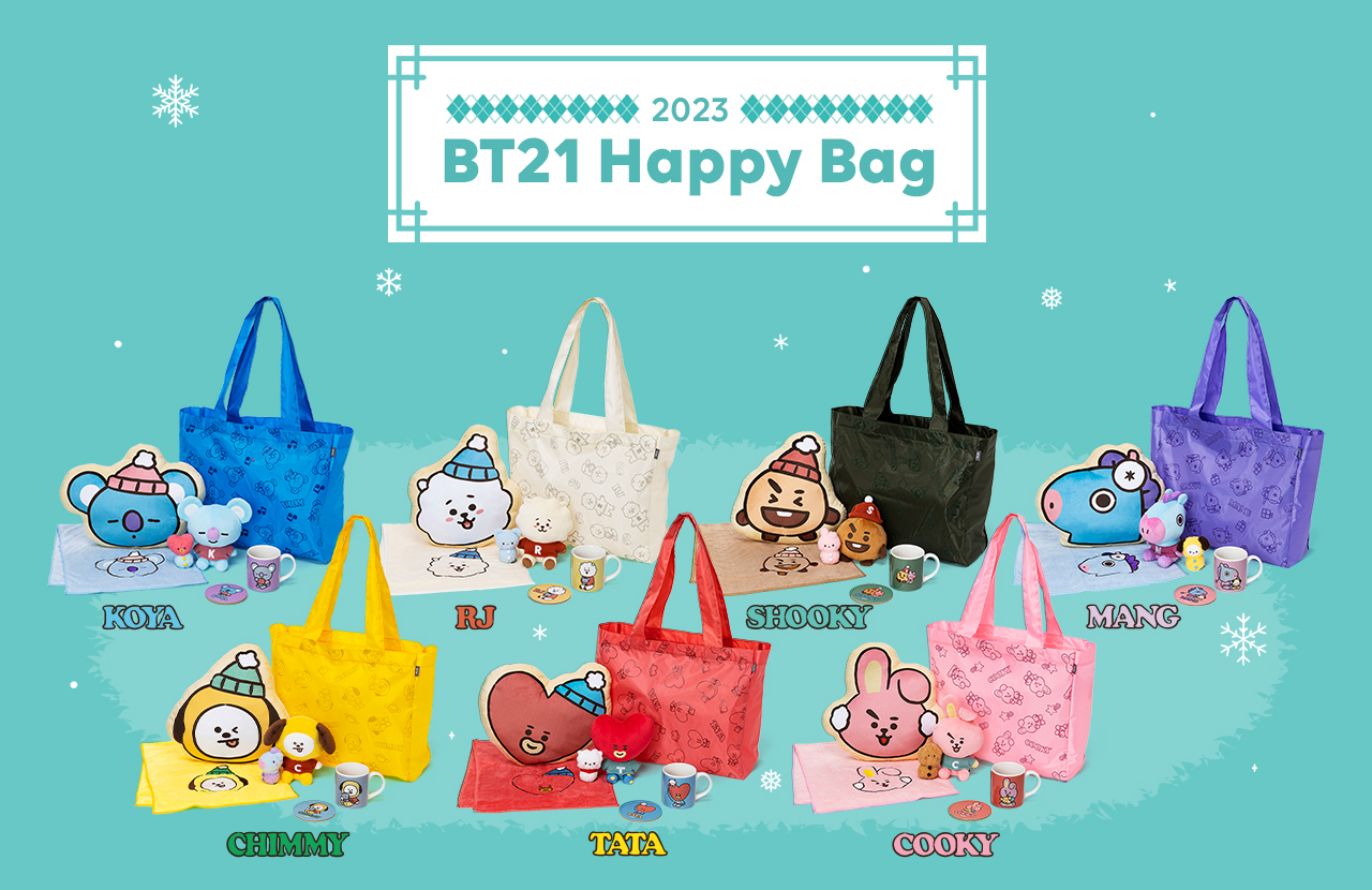 2023 BT21 Happy Bag | 特集 | LINE FRIENDS 公式オンラインストア