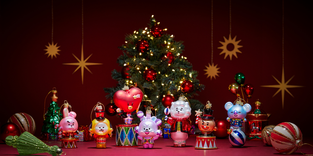 BT21 minini オーナメント コンプリート マスコット クリスマス BT21 Mini Minini Official Holiday Plush Ornament – K-STAR