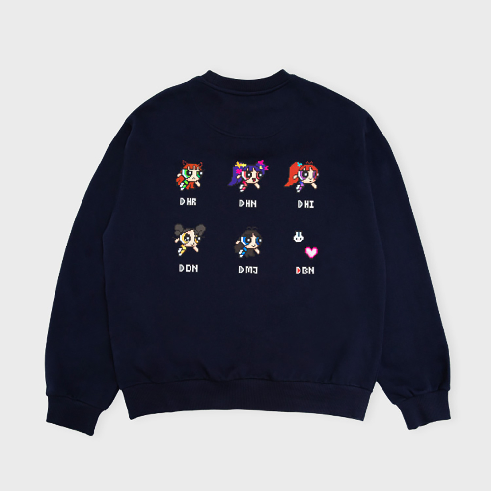 THE POWERPUFF GIRLS x NJ スウェットシャツ(NAVY) | LINE FRIENDS 
