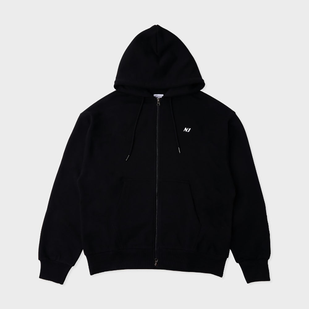 THEPOWERPUFFGIRLS x NJ ジップアップパーカー(BLACK) THE POWERPUFF