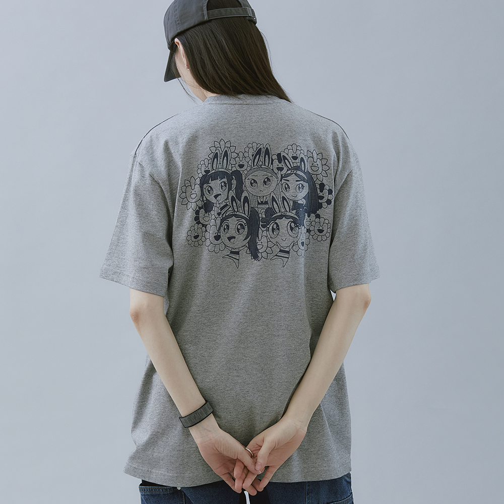 NewJeans x MURAKAMI 黒 Tシャツ M バニキャン 3