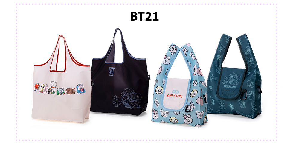 bt21 クリアランス エコ バッグ