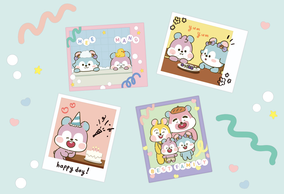 BT21 ベビーキャット ベビーレッサーパンダ ベビードッグ ベビー