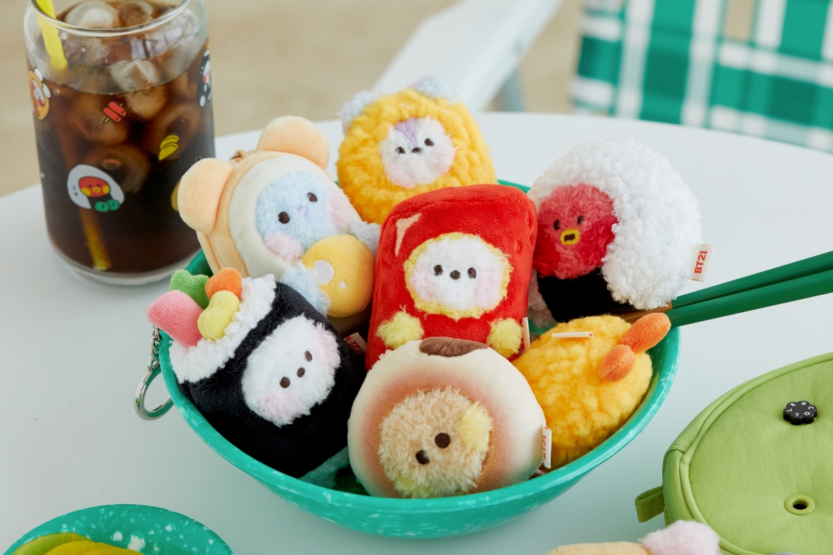 BT21 ぬいぐるみキーリング SPRING DAY RJ（【公式・新品】BT21