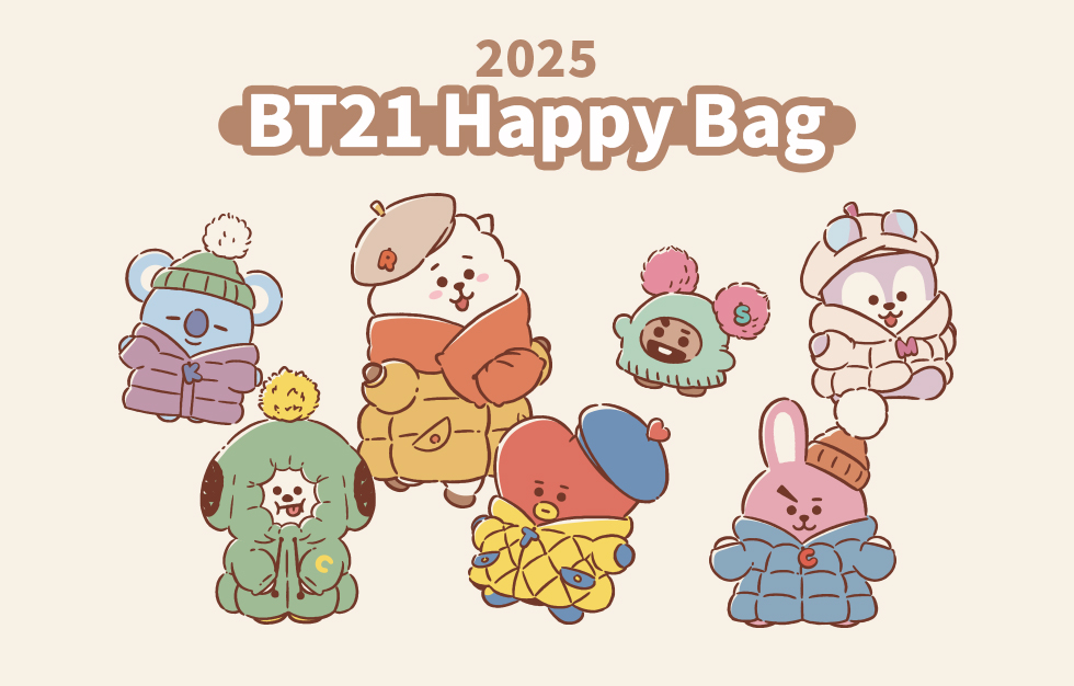 2025 BT21 Happy Bag | 特集 | LINE FRIENDS 公式オンラインストア