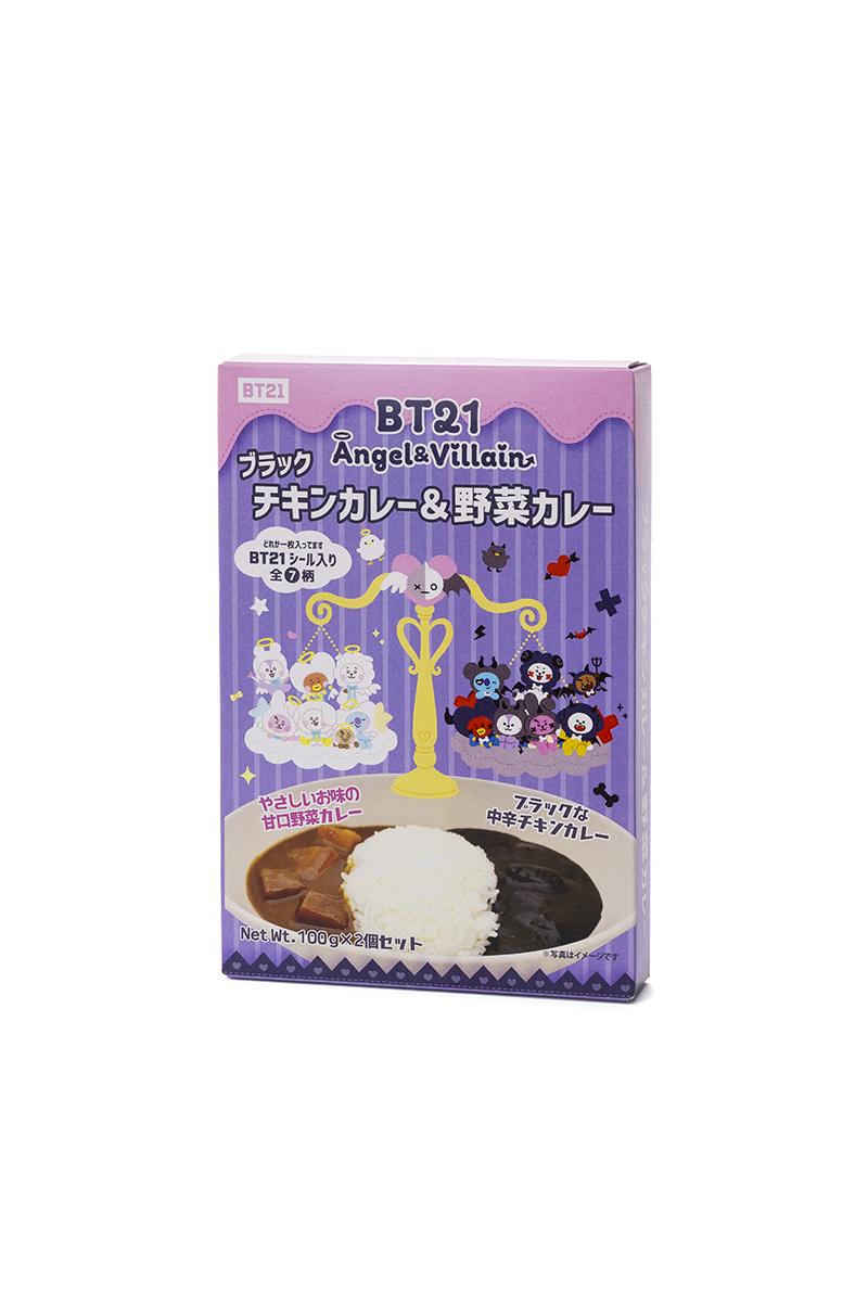 BTS BT21 Angel & Villain Plush Toy Doll RJ Villain ver. Line