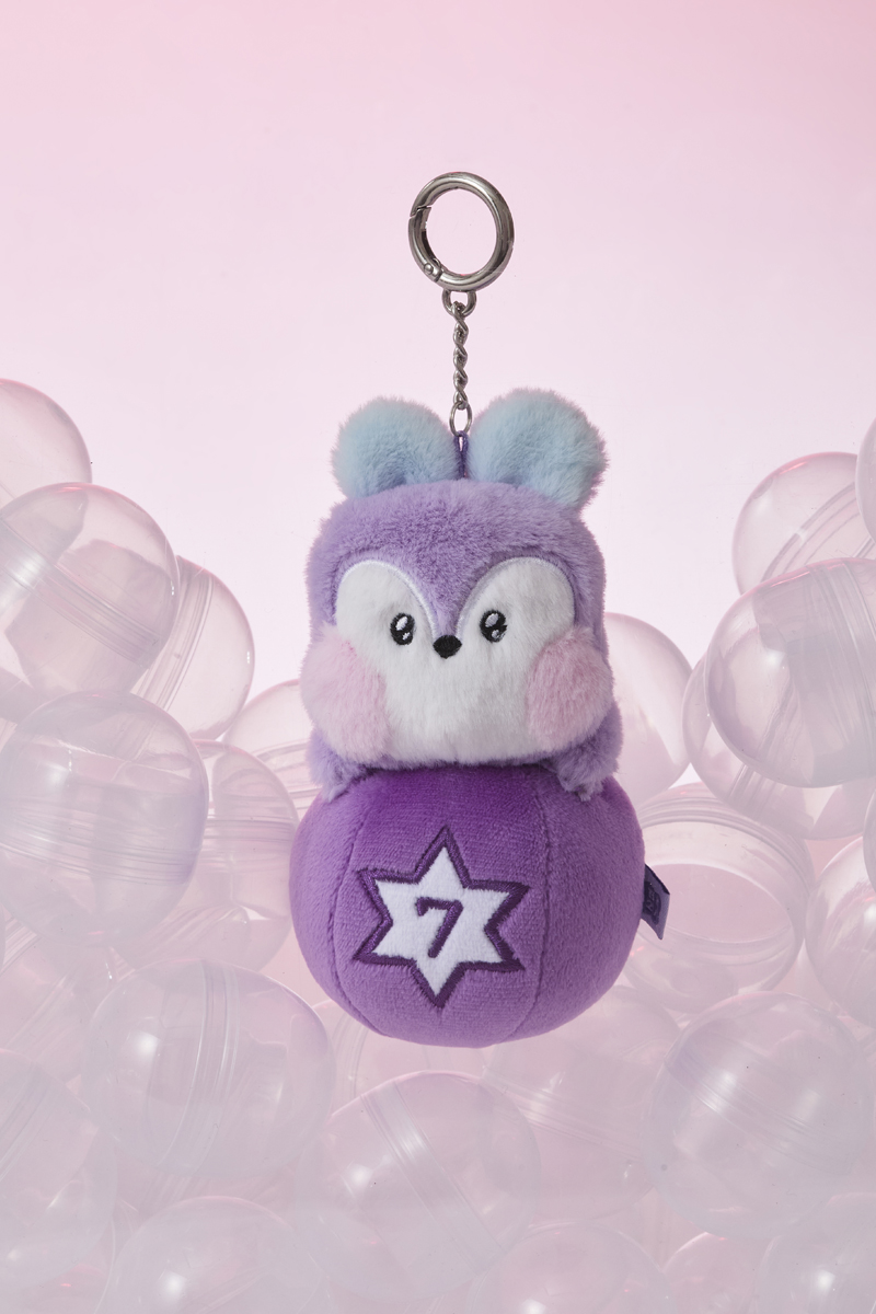 季節のおすすめ商品 minini LINE | MANG GATCHA) ぬいぐるみキーリング(LUCKY クリアファイル