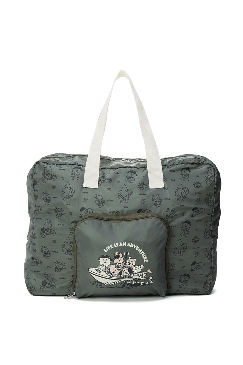 レスポートサック BT21 LINE FRIENDS ラージ ボストンバッグ ポーチ付き